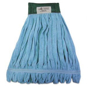 Blue Microfiber Looped End Tube Mop Head - 14oz